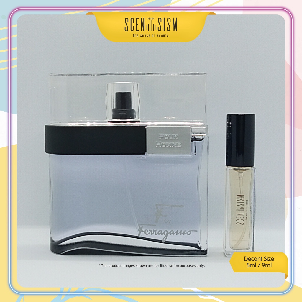 [ Decant ] Salvatore Ferragamo F by Ferragamo Black EDT for Men 5ml / 9ml