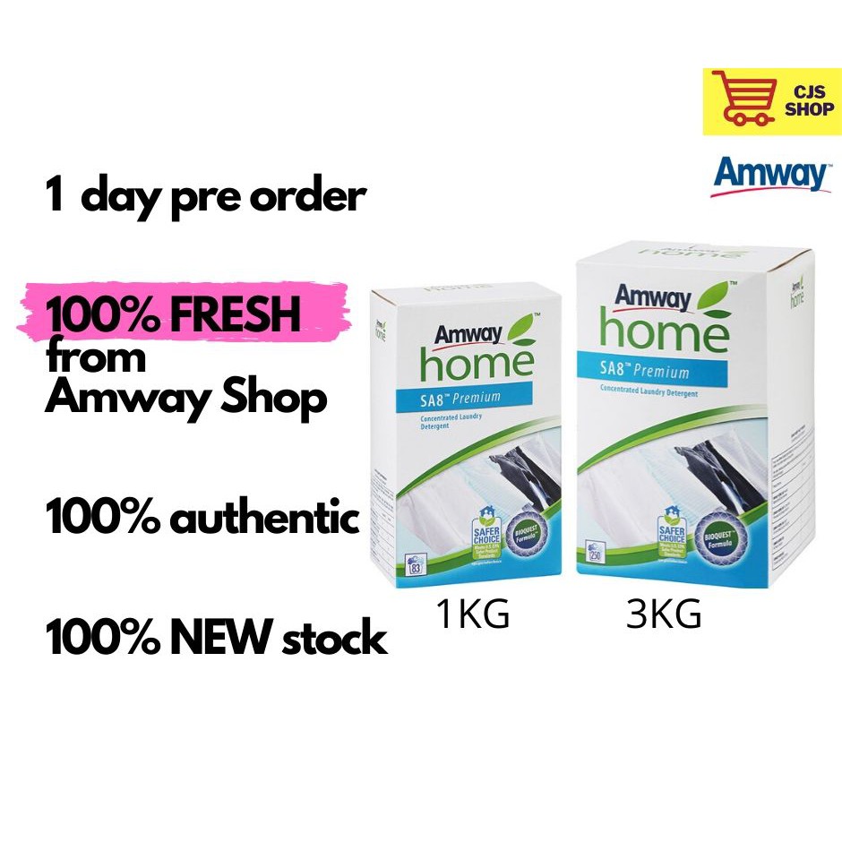 AMWAY SA8 Premium Concentrated Laundry Detergent Shopee Malaysia