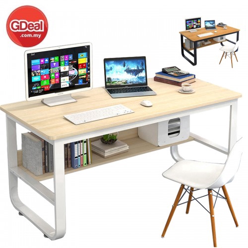 GDeal Simple Wooden Computer Desk 120cm x 60cm A88 