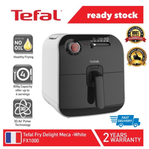 (Fast Delivery) Tefal FX1000 Air Fryer Fry Delight Meca White