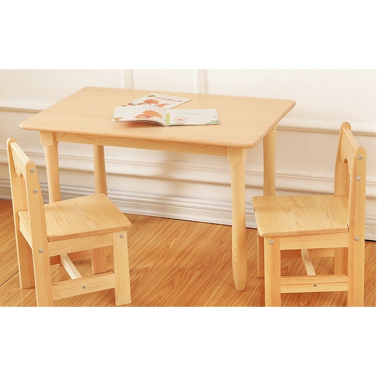 solid wood kids table