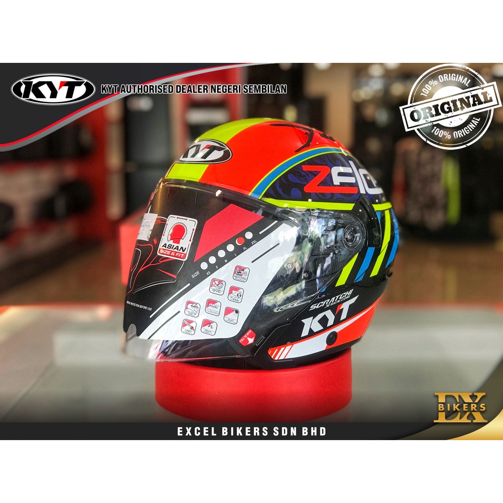 KYT NFJ XAVIER SIMEON REP/ KYT NFJ/OPEN FACE HELMET/KYT HELMET/DOUBLE