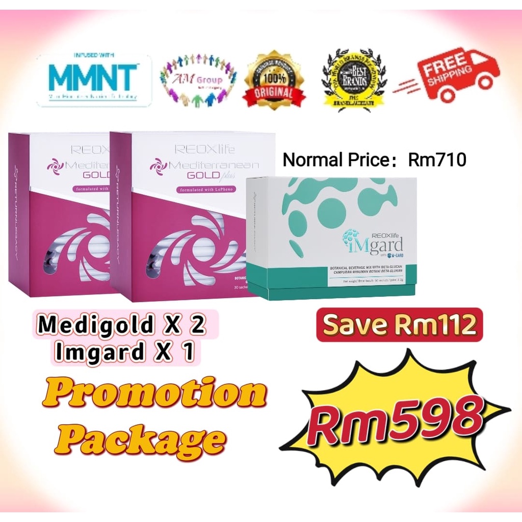 Medigold Mediterranean Gold PLUS Return Legacy 30 Sachetsbox X2 Box 