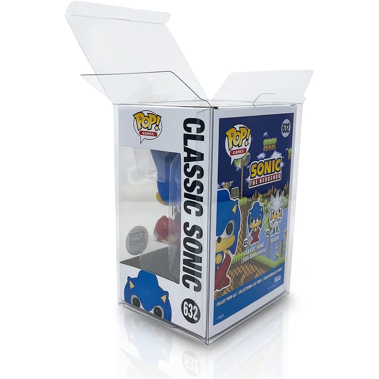 Viturio Pop Protector Case - 100 Pack, Clear Plastic Box For 4" Funko Pop! Figures