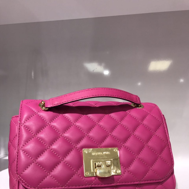 michael kors raspberry bag