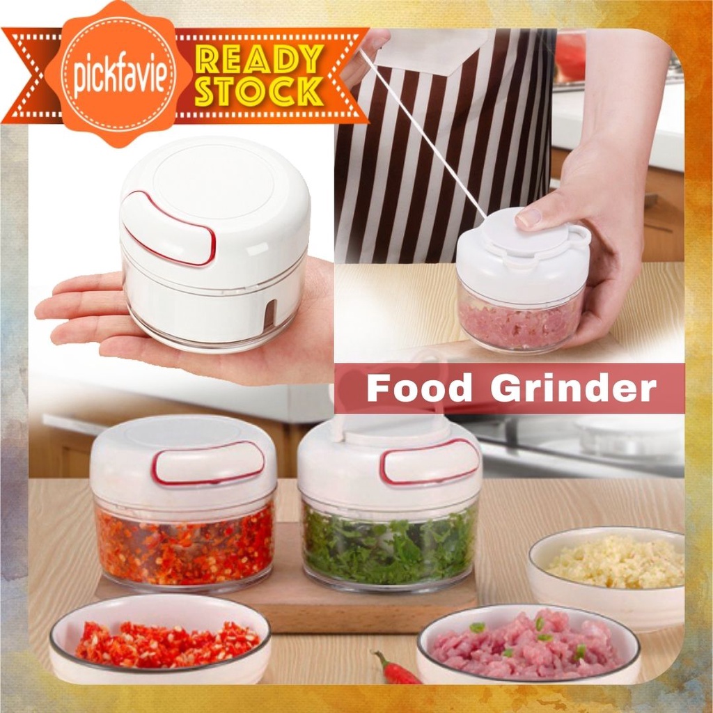 Hand Pull Mini Food Chopper Meat Garlic Cutter Vegetable Shredder Food