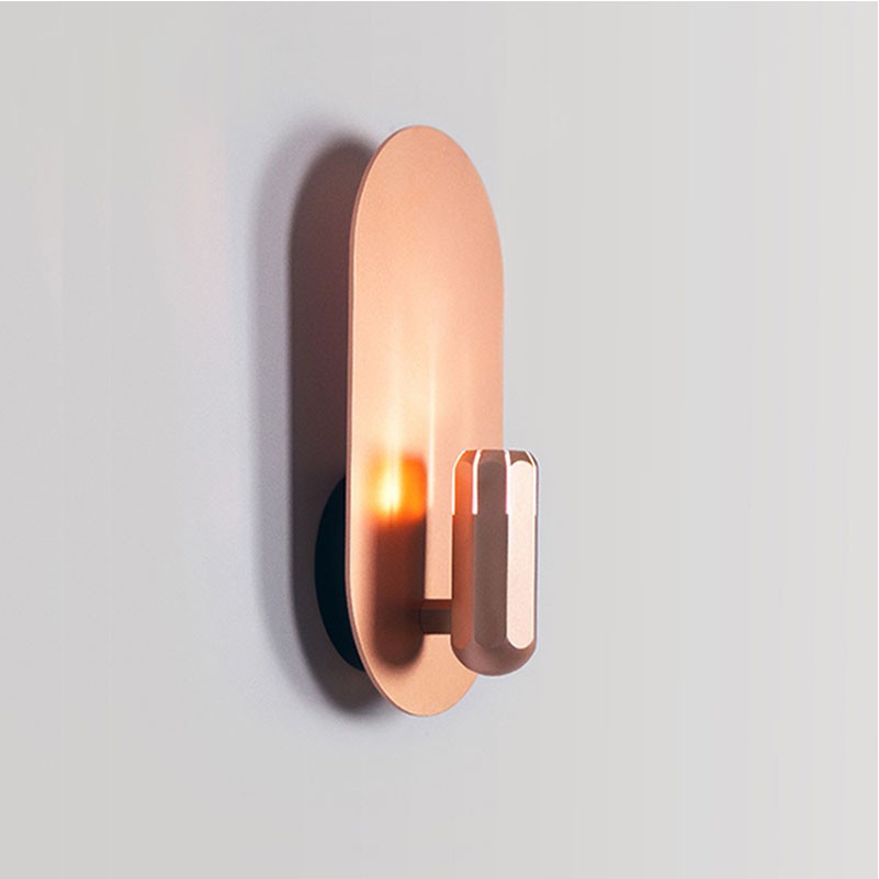 rose gold wall lamp