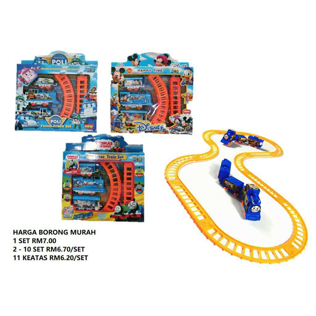 mickey mouse electric train set