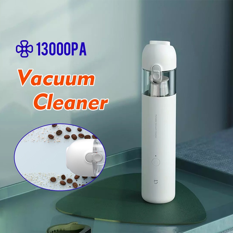 FREE GIFT Xiaomi Mi Vacuum Cleaner Mini Mi Portable Vacuum Cleaner Handheld Lightweight 1300
