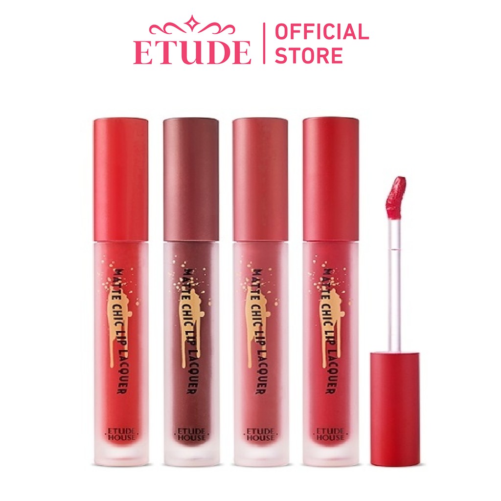 Etude House Matte Chic Lip Lacquer Shopee Malaysia