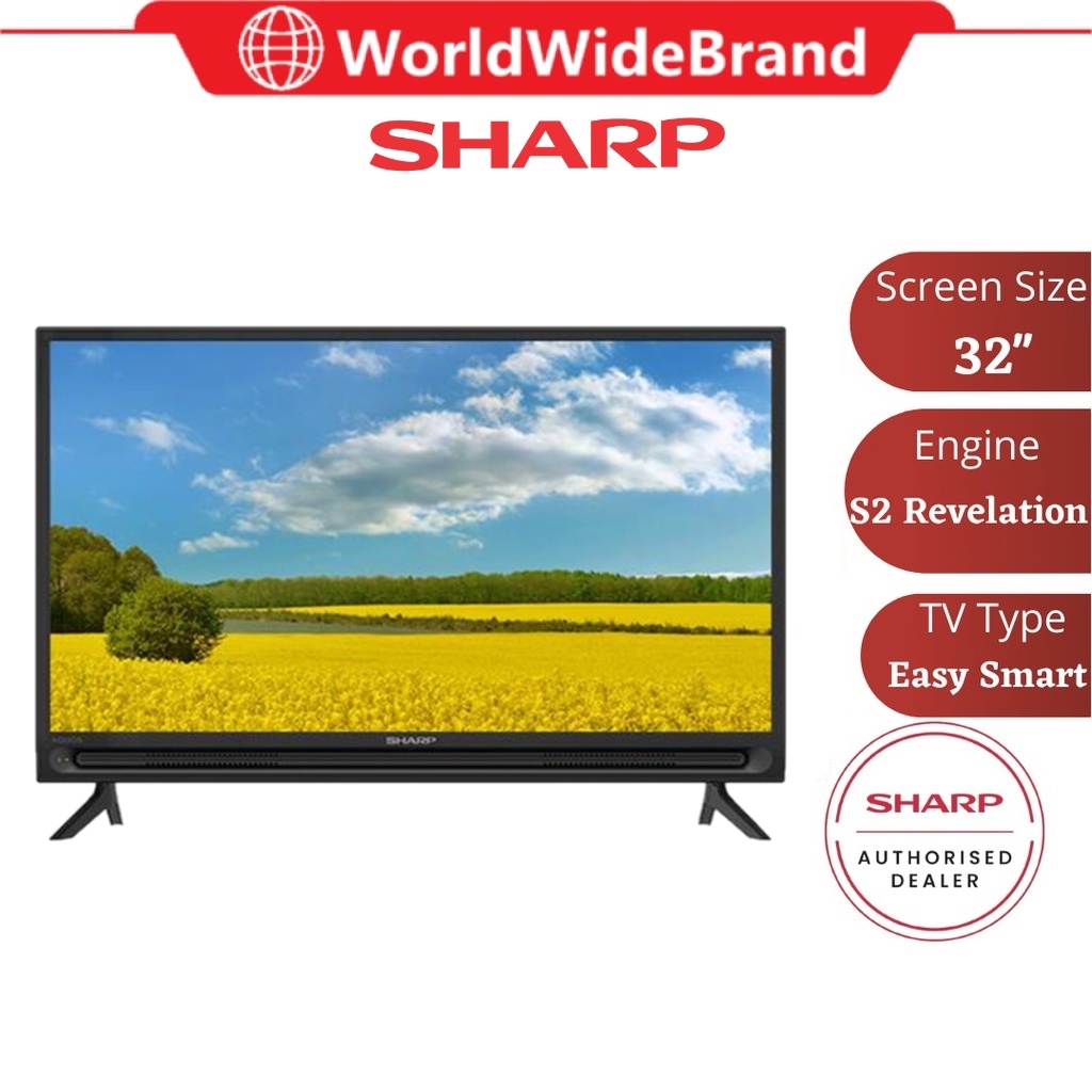 Sharp TV ( 2TC32DF1X ) 32" / (2TC42DF1X) 42" / (2TC50DF1X) 50" HD Easy ...