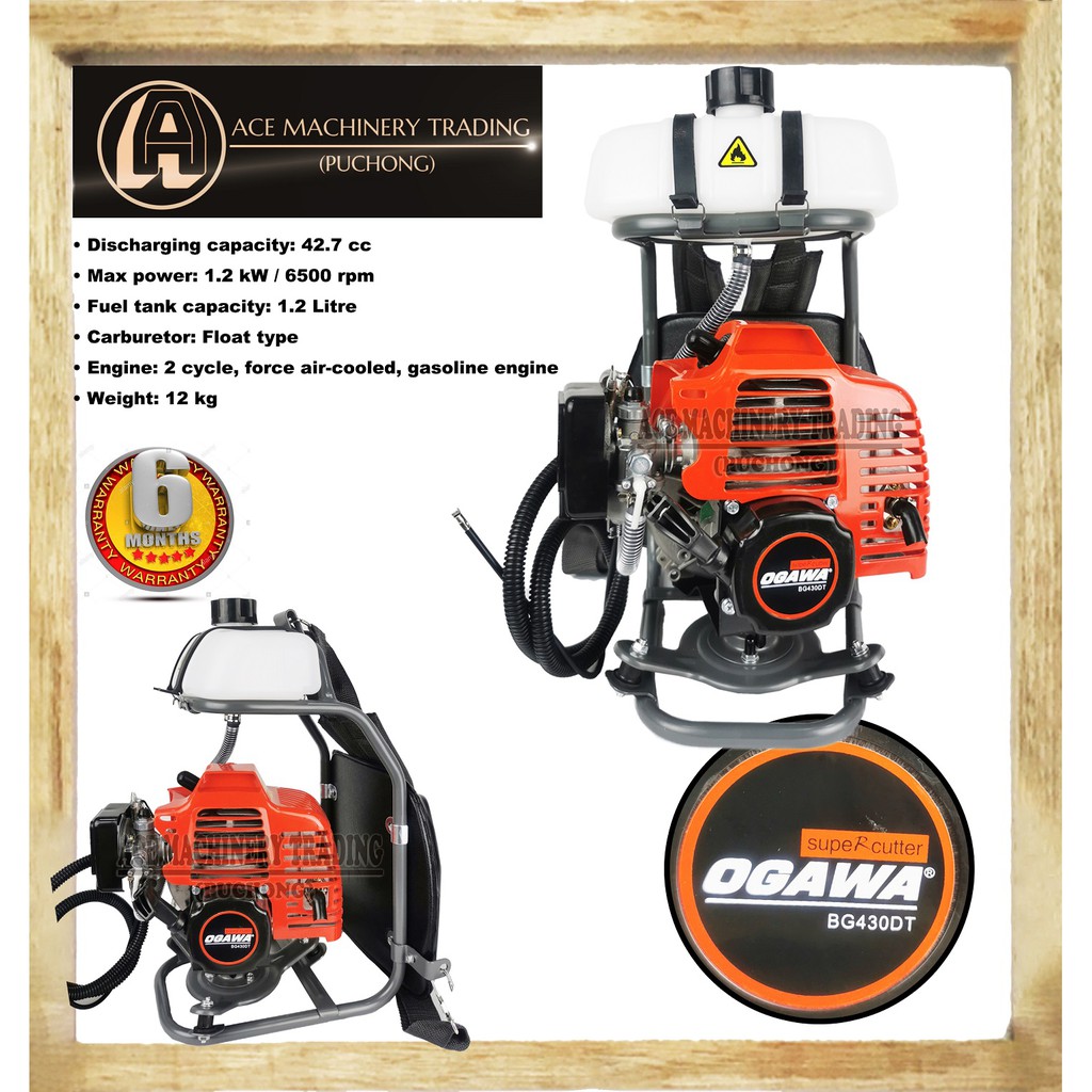 Ogawa Tb43 Hs Power Tb43 Vmaxmotor Tb43 Mesin Rumput Brush Cutter Shopee Malaysia