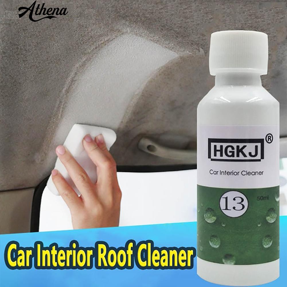 Athena285 Hgkj 13 20 50ml Car Interior Polishing Leather Detergent Automotive Seat Cleaner Shopee Malaysia