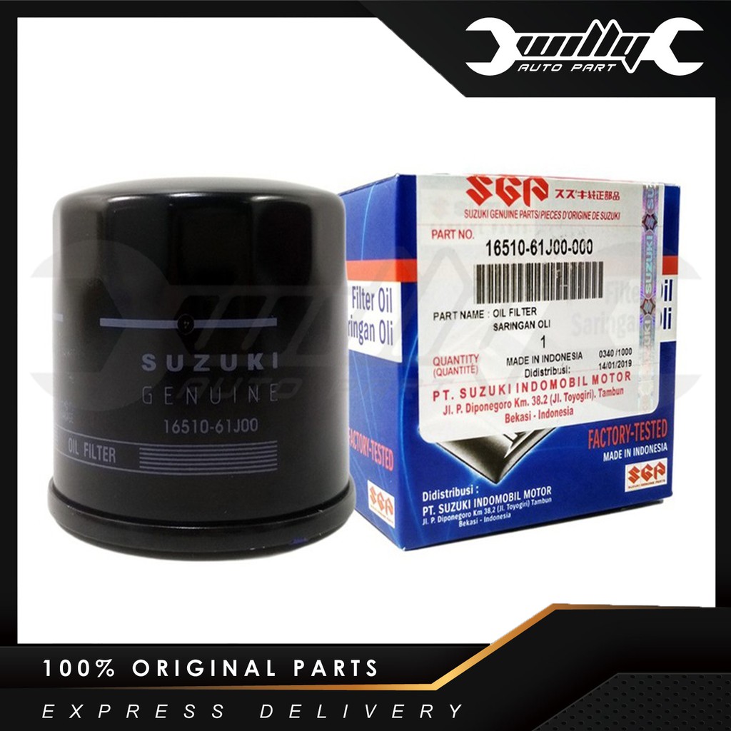 (100 Original) Suzuki Oil Filter Suzuki Swift SX4 Vitara Ertiga APV ALTO (1651061J00