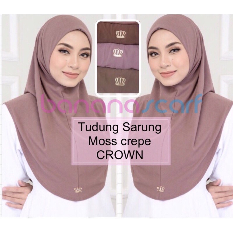 Crown Tudung Sarung M Awning Lembut Ready Stock Shopee Malaysia