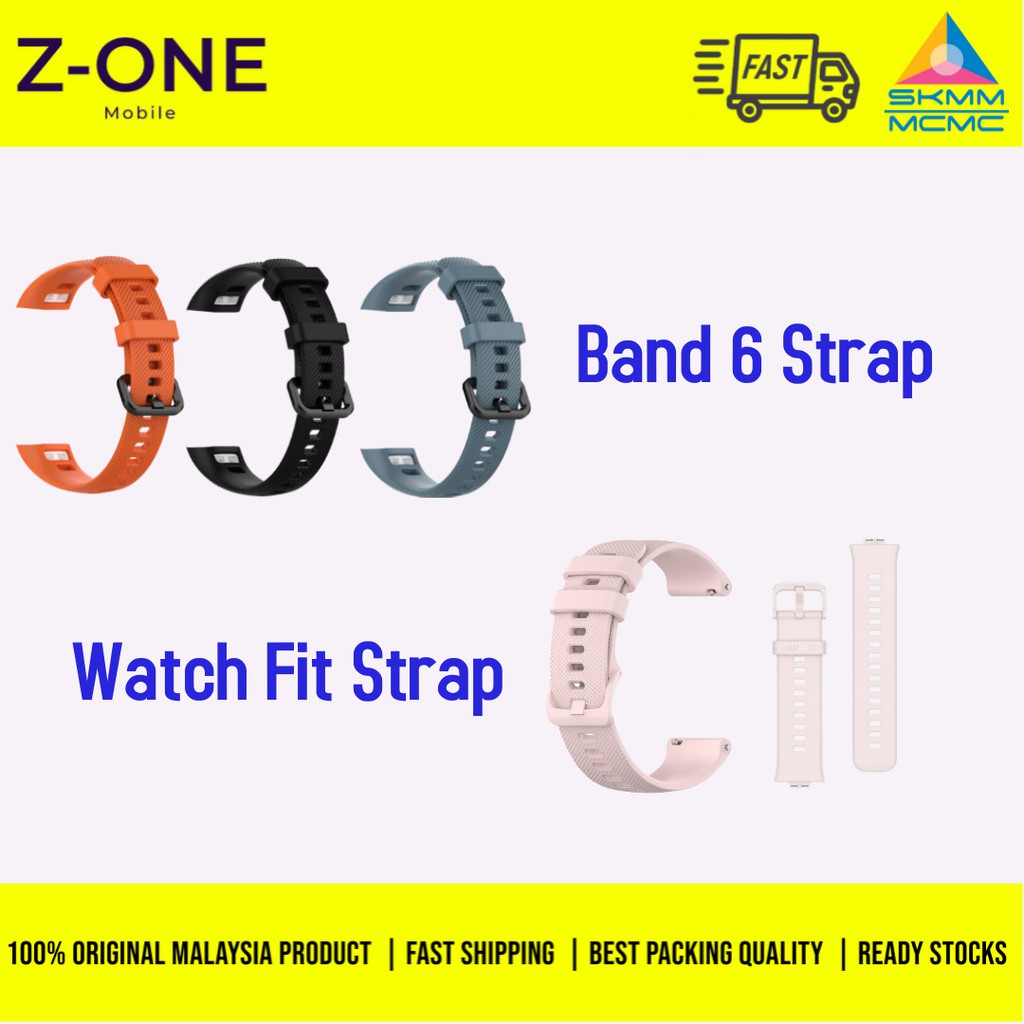 Huawei Watch Fit Strap / Band 6 Strap Shopee Malaysia