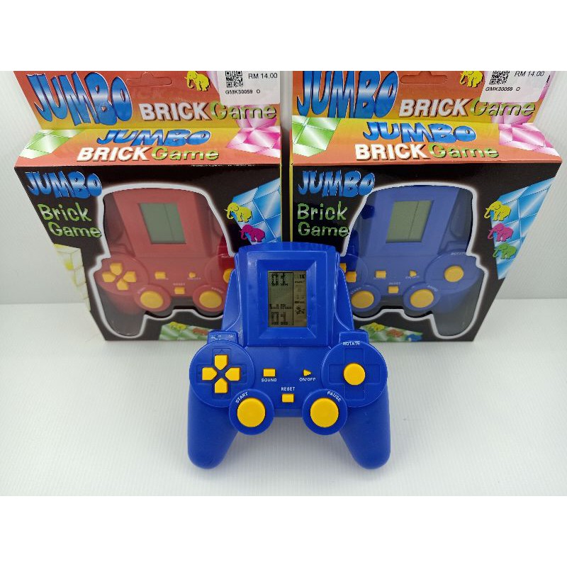 Jumbo Brick Game | Russian Tetris Brick Games For Kids And Adult | Well  Grab Big Handle Easy To Play|Release Stress Game | Shopee Malaysia