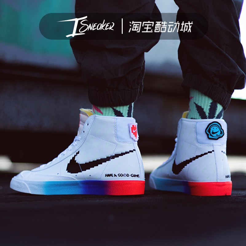 nike blazer mid pixel