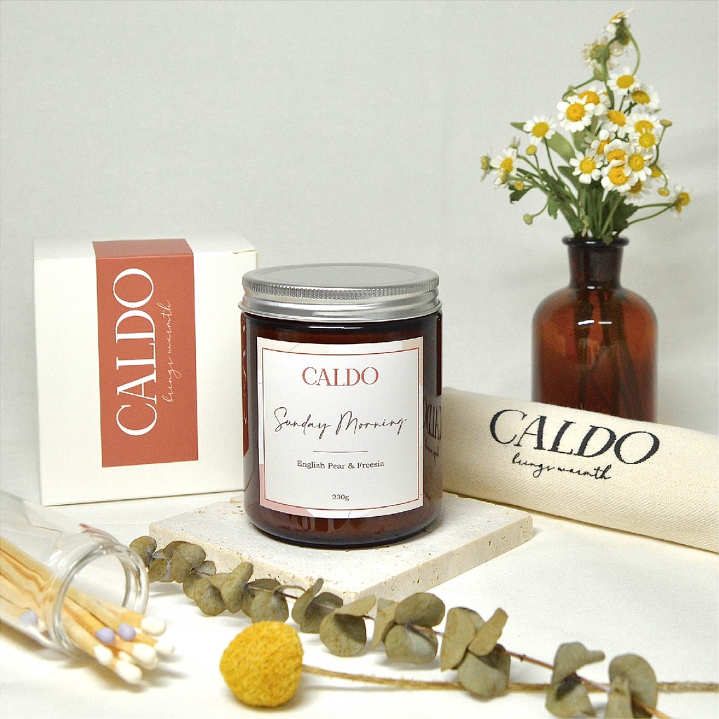 Caldo Candle 230g Soy Wax Scented Candle | Handpoured Handmade