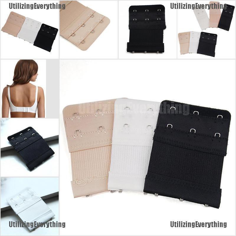 UtilizingEvery♬ Bra Extender Extension Elastic 2 / 3 Hooks Clip On