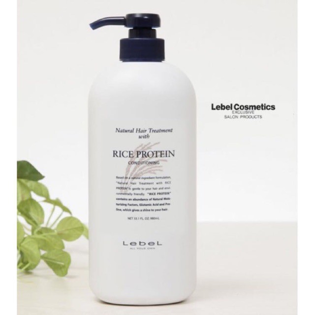 Lebel Natural Hair Treatment With Rice Protein Conditioner 720g