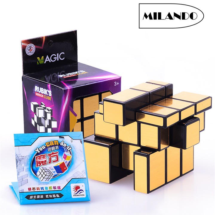 MILANDO Magic Speed Rubik Rubic Cube Mirror Cube Megaminx Pyraminx Puzzle Educational Toy