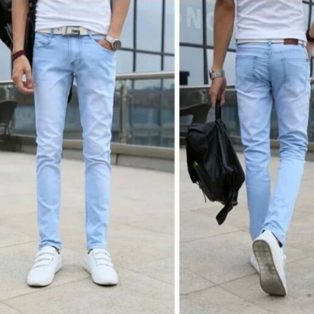 🔥ShopeeMY🔥 Jeans Men Korean Denim Skinny Slim Fit Jeans Seluar Jeans ...