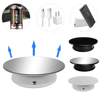20CM Turntable Display Stand 360° showcase USB Electric Rotating Turntable 8inch in Diameter for jewelry, watches