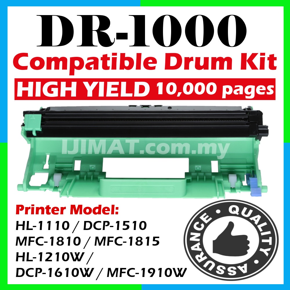 4x Europcart Refill kompatibel für Brother DCP-1510 HL-1201 HL-1210 MFC-1815 