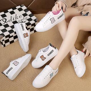 2019 new women bear shoes pu leather white shoes sneakers 2019 new women bear shoes pu leather white shoes sneakers