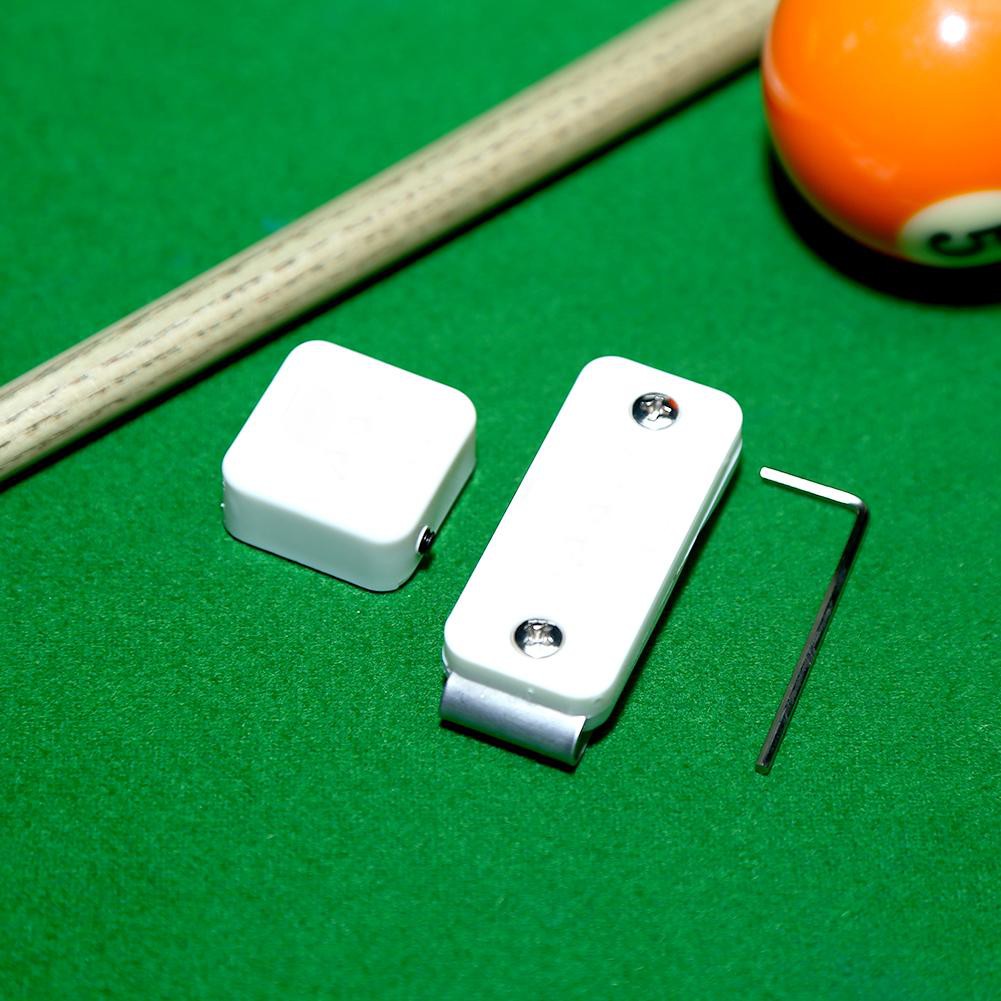Workshop Build Magnetic Snooker Pool Cue Chalk Holder w/ Belt Clip Billiards Tool Accesso /ND - Image 3