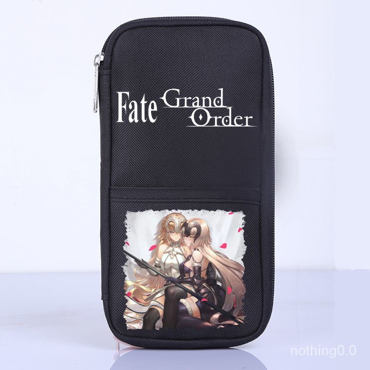 Cartoon Stationery Fate Grand Order 动漫fgo笔袋黑贞德周边学生文具盒大容量笔盒3rit Shopee Malaysia