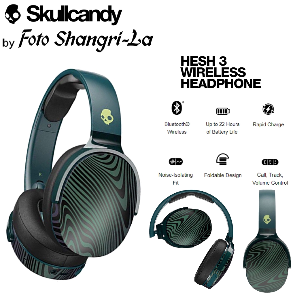 skullcandy hesh 3 bluetooth wireless