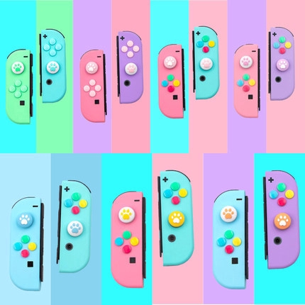 Nintendo Switch Joy Con Grip Caps with NS Joycon Controller Joystick ...