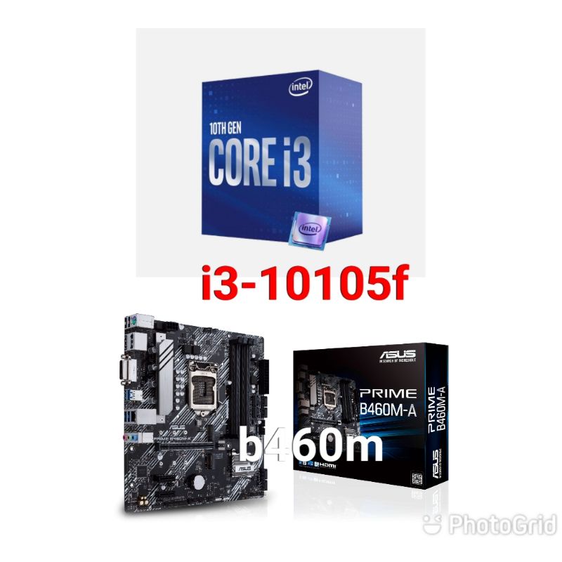 intel core i3-10105f + asus b460m motherboard | Shopee Malaysia