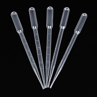 100Pcs 1/2/3/5/10mL Disposable Plastic Droppers Transfer Pipettes