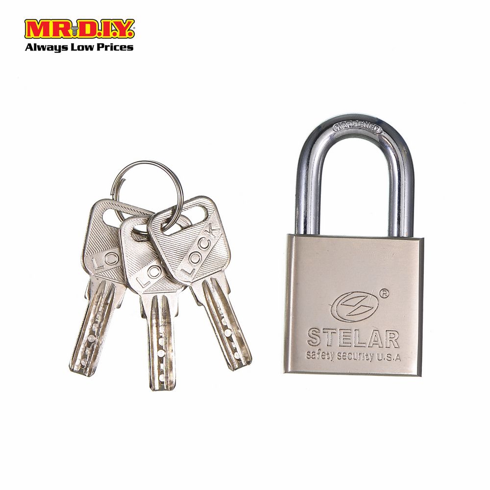 Chain Pad Lock Keys Heavy Duty Lock For Motorbike Motorcycle Motor Bicycle Jian