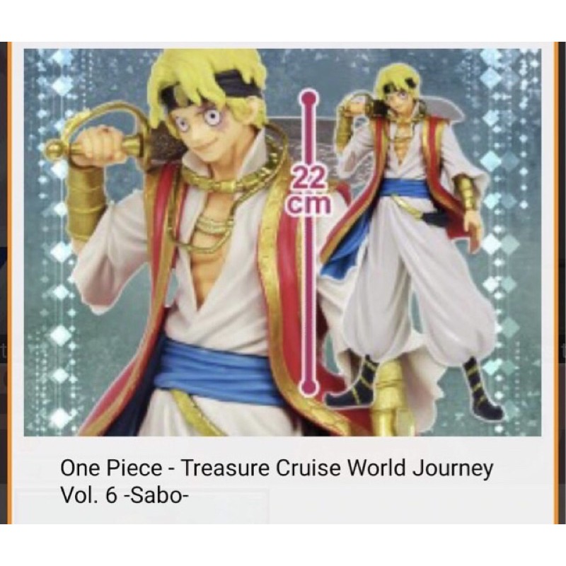 Original Gold Sticker Toei Banpresto One Piece Treasure Cruise World Journey Vol 6 Sabo Shopee Malaysia