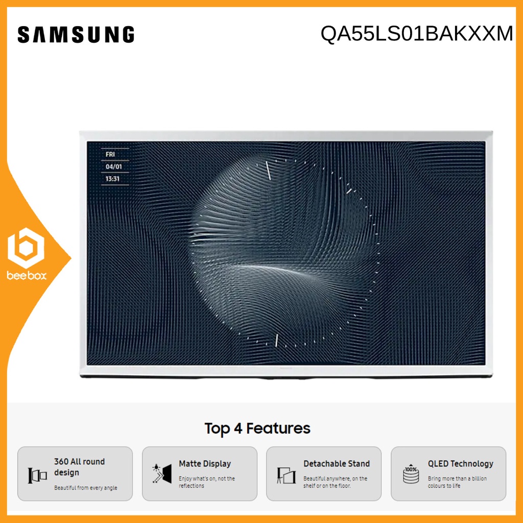 Samsung QA55LS01BAKXXM The Sherif 55 Inch QLED TV QA55LS01BAKXXM