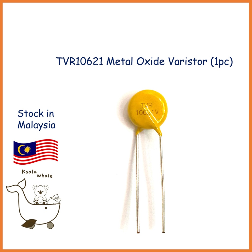 thumbnail image 2 of 5x TKS TVR10221 Metal Oxide Varistors - Axial Leaded, 220V For Surge Protection 2 of 4