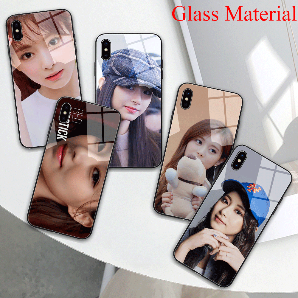 Twice Tzuyu Glass Phone Case For Iphone X Xr Xs Max Iphone 11 12 Pro Max 12 Mini Shopee Malaysia