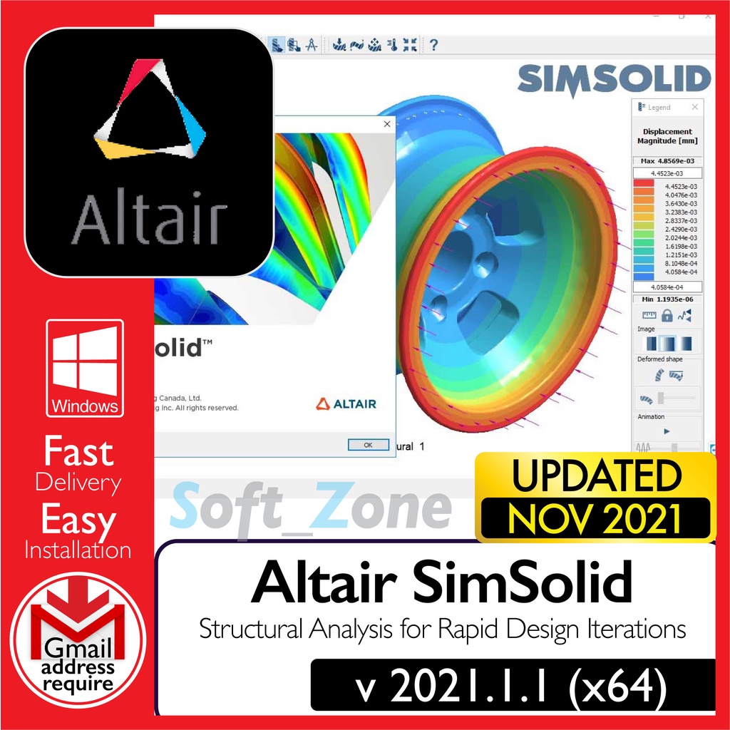 Altair SimSolid 2021.1.1 - Structural Analysis For Rapid Design ...