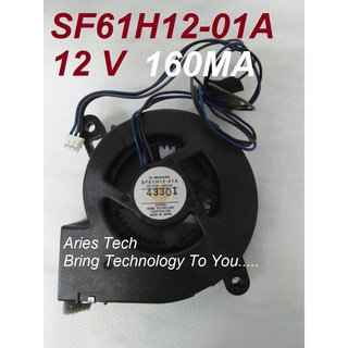 Original fan for SF61H12-01A DC:12V 160mA Blower cooling fan 