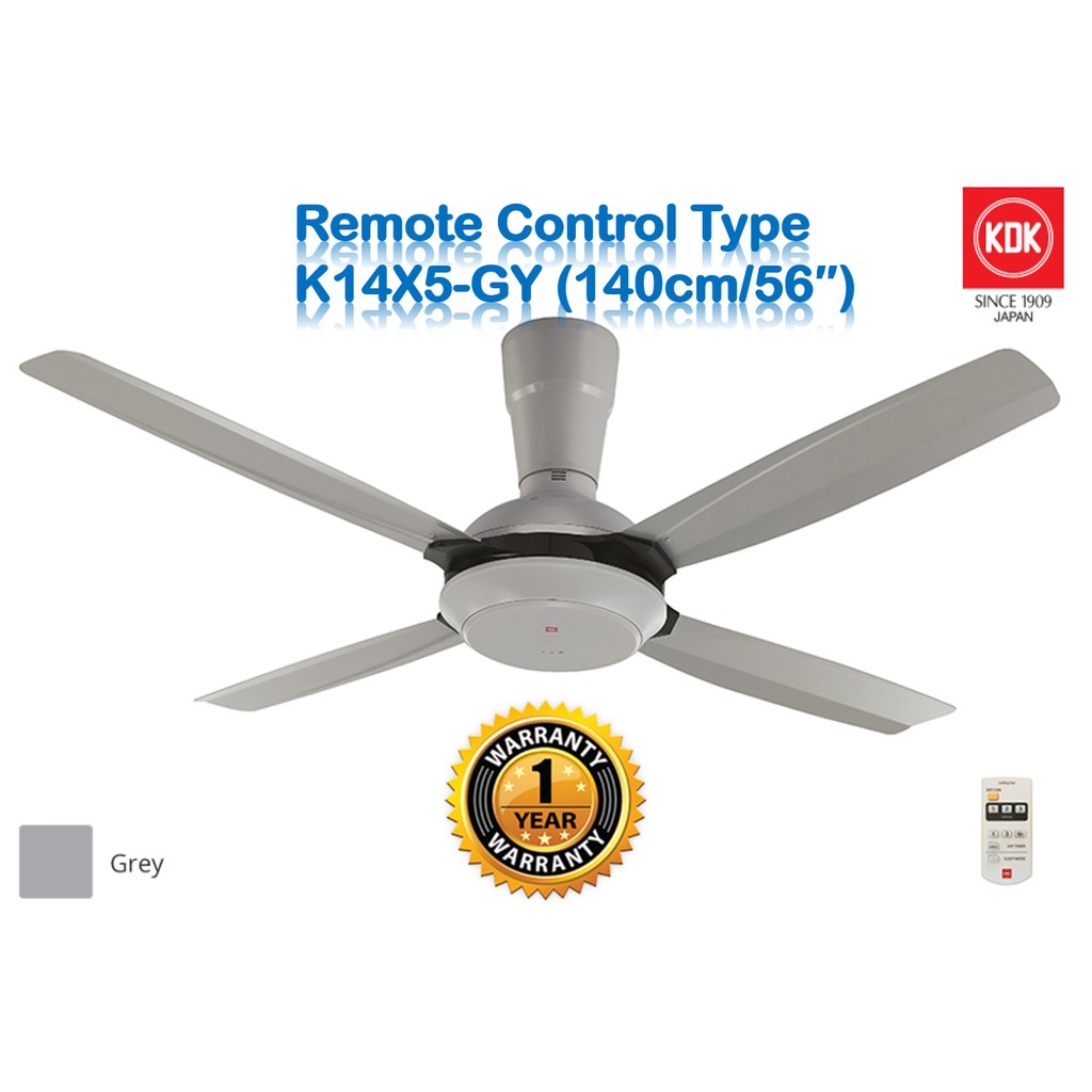 KDK K14X5 140CM/56" REMOTE CEILING FAN | Shopee Malaysia