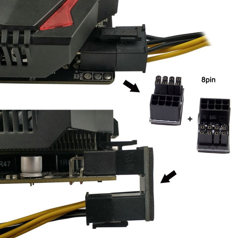 Graphics Card Cable Management 8Pin/6Pin Powerlink [Ready Stock