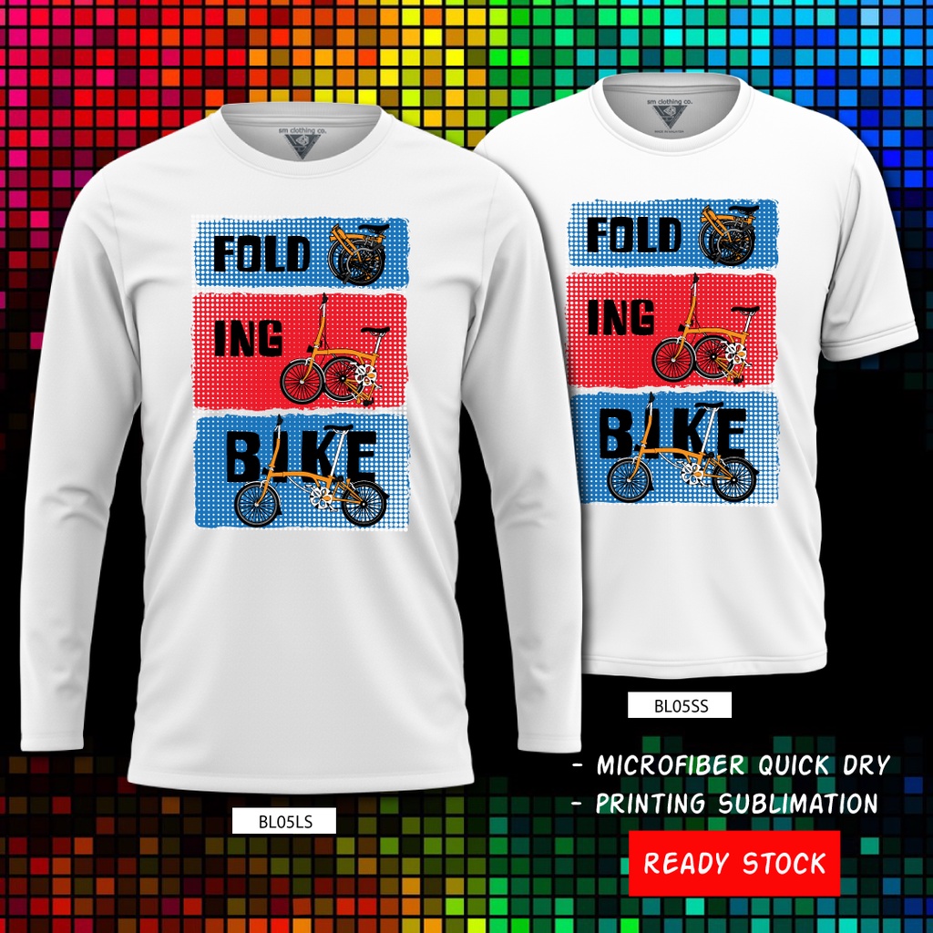 Folding bike | Foldie Bicycle tshirt / jersey | Basikal lipat