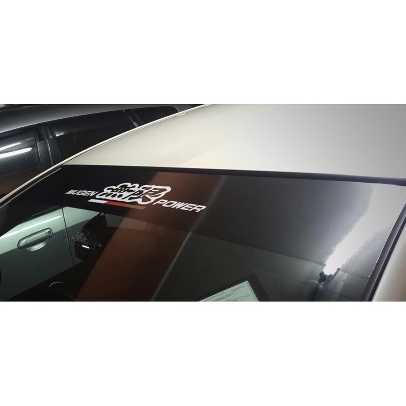 HONDA MUGEN POWER FRONT WINDSCREEN STICKER 121 atelieryuwa.ciao.jp