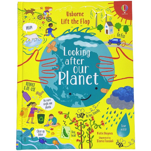 Original Usborne Lift The Flap Looking After Our Planet - Leon Books ...