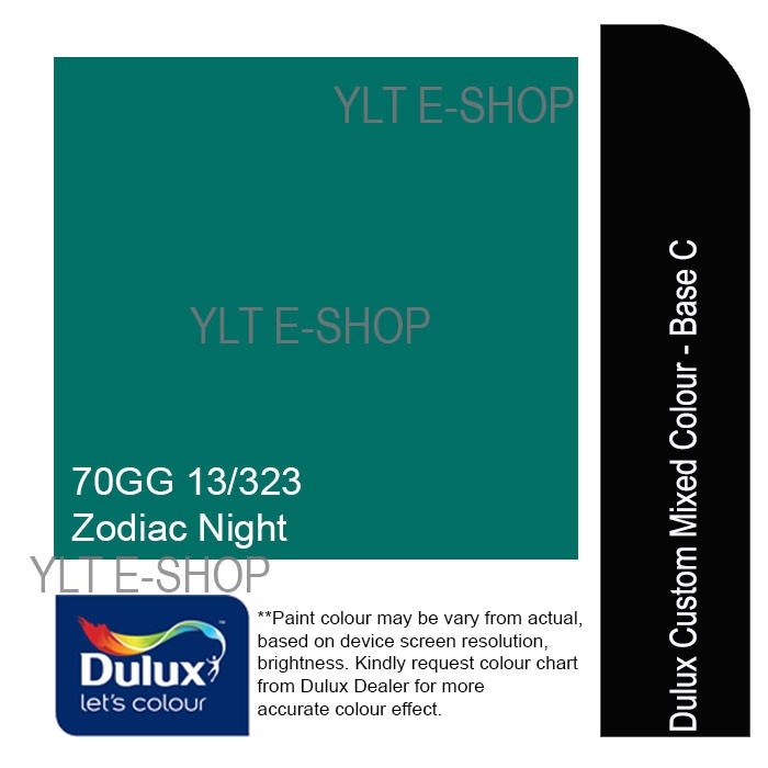 Ylt Dulux Ambiance P Glo 5l Custom Mixed Colour Available Cat Dinding Berkilat Part 1 Shopee Malaysia