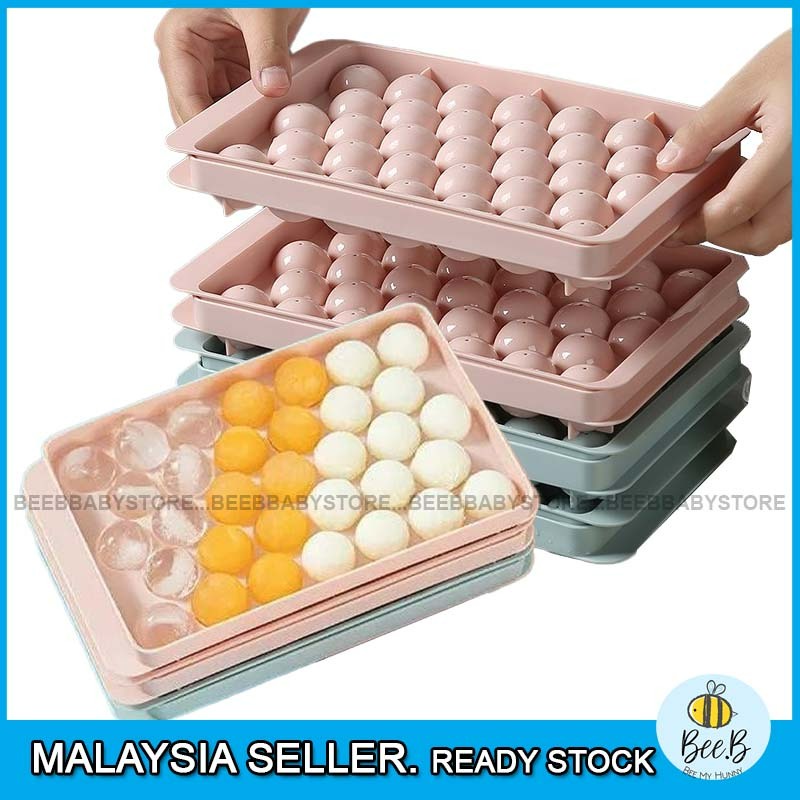 Ice Ball Tray Ice Grid Spherical Self-Made Round Ice Ball Plate Jelly Maker Ice Cube Box Ice Artifact BTP